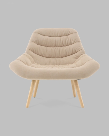 Кресло Stool Group Олби Страйпс бежевый