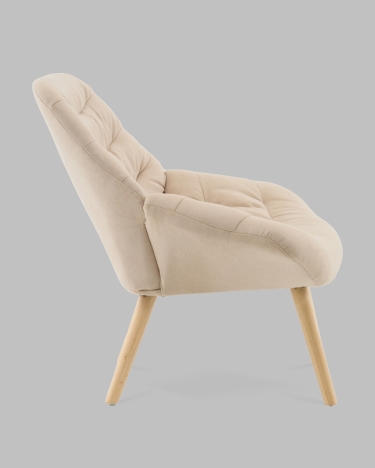 Кресло Stool Group Олби Страйпс бежевый