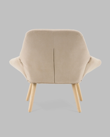 Кресло Stool Group Олби Страйпс бежевый