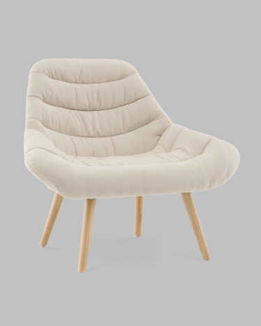 Кресло Stool Group Олби Страйпс белый