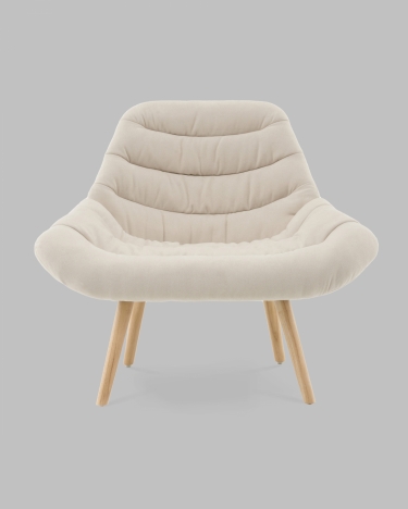 Кресло Stool Group Олби Страйпс белый