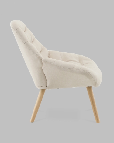 Кресло Stool Group Олби Страйпс белый