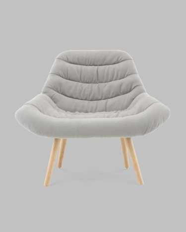 Кресло Stool Group Олби Страйпс светло-серый