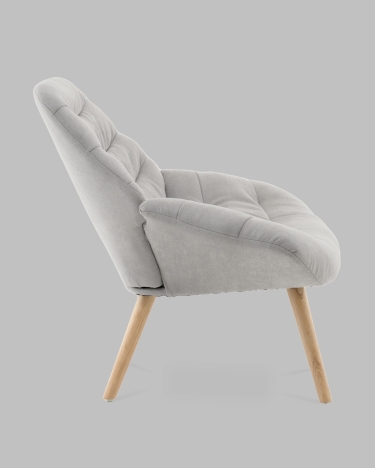 Кресло Stool Group Олби Страйпс светло-серый