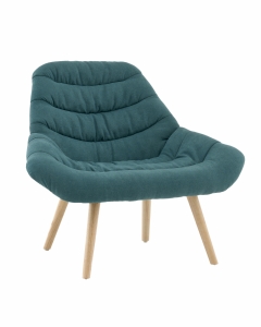 Кресло Stool Group Олби Страйпс темно-бирюзовый