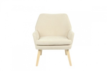 Кресло Stool Group Харви бежевый деревянные ножки