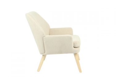 Кресло Stool Group Харви бежевый деревянные ножки