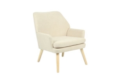 Кресло Stool Group Харви бежевый деревянные ножки