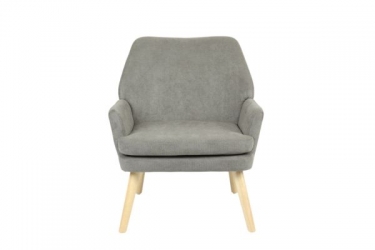 Кресло Stool Group Харви серый деревянные ножки