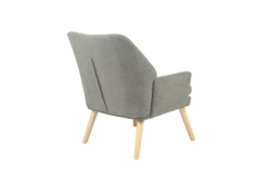 Кресло Stool Group Харви серый деревянные ножки