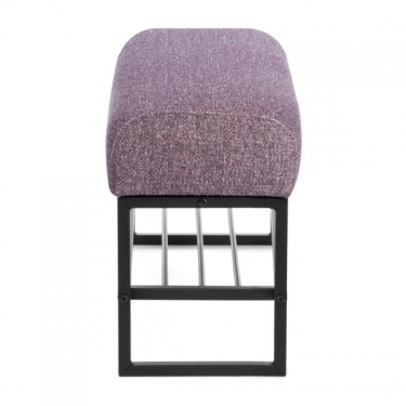 Банкетка-обувница Tetchair Charli Lux Б/Чарли Люкс велюр/букле, VT shape wood rose