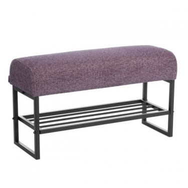 Банкетка-обувница Tetchair Charli Lux Б/Чарли Люкс велюр/букле, VT shape wood rose