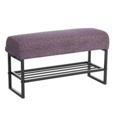 Банкетка-обувница Tetchair Charli Lux Б/Чарли Люкс велюр/букле, VT shape wood rose