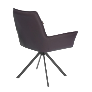 Кресло Tetchair Murano/Мурано опора 360, велюр/букле HYP/Экокожа, бежевый/коричневый