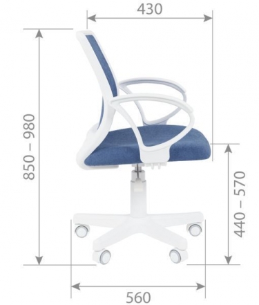 Детское кресло Chairman CHAIRMAN KIDS 112 велюр Зефир