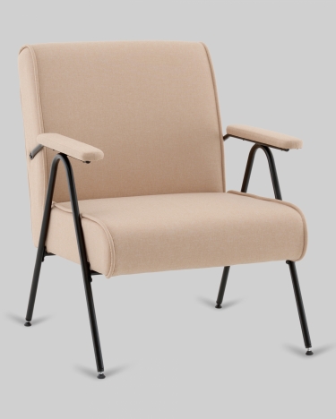 Кресло Stool Group Эндино рогожка бежевый