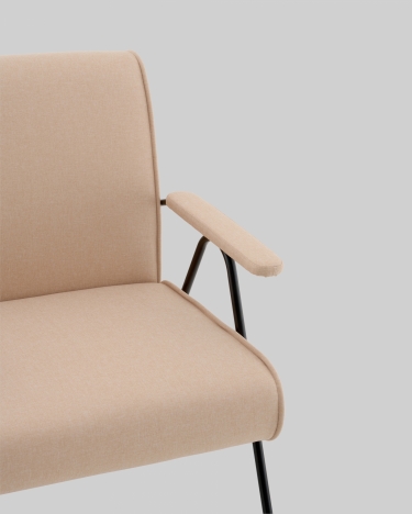 Кресло Stool Group Эндино рогожка бежевый