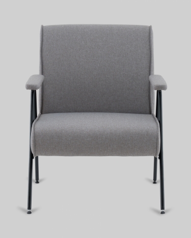 Кресло Stool Group Эндино рогожка серый