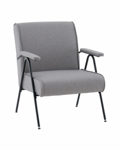 Кресло Stool Group Эндино рогожка серый