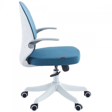 Детское компьютерное кресло Chairman CHAIRMAN CH107 ткань голубой
