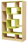 Стеллаж Матрица Юниор-11.1 Дуб молочный/Лайм