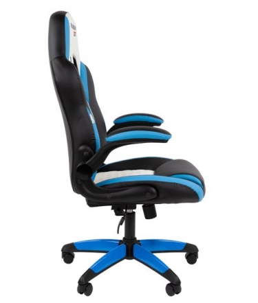 Кресло геймерское Chairman CHAIRMAN GAME 15 черный/голубой/белый