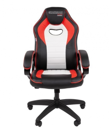 Кресло геймерское Chairman CHAIRMAN GAME 16 черный/оранжевый/белый