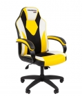 Кресло геймерское Chairman CHAIRMAN GAME 17 черный/желтый/белый