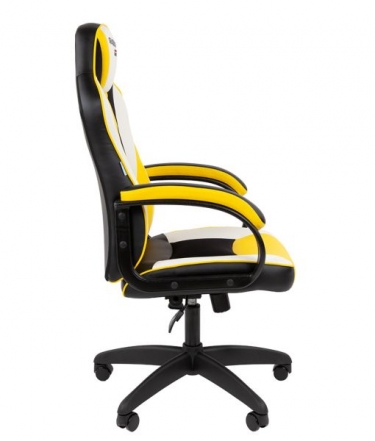 Кресло геймерское Chairman CHAIRMAN GAME 17 черный/желтый/белый