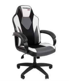 Кресло геймерское Chairman CHAIRMAN GAME 17 черный/серый/белый