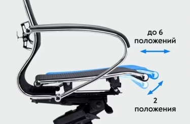 Кресло компьютерное Метта Y 4DT B2-15D - YM93+Infinity+carbon /Kc14/Nc09/D06P/H13mM-3DM26.B35.G25.W04