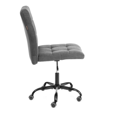 Кресло компьютерное Tetchair Fiesta metalBL ткань, серый, KUB 05