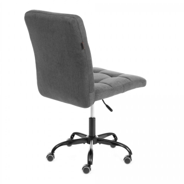 Кресло компьютерное Tetchair Fiesta metalBL ткань, серый, KUB 05