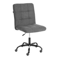 Кресло компьютерное Tetchair Fiesta metalBL ткань, серый, KUB 05