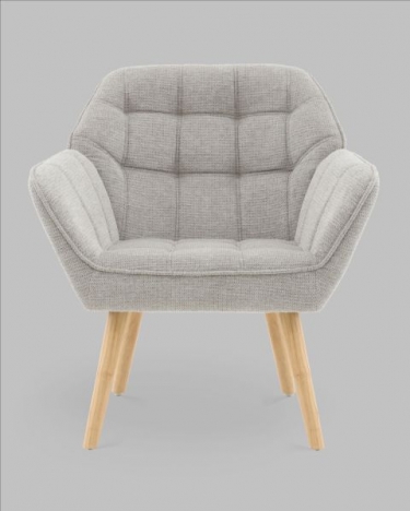 Кресло Stool Group Вэйл светло-серый