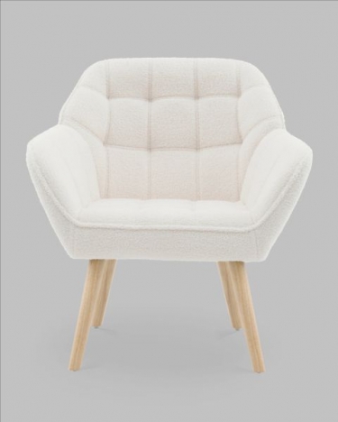 Кресло Stool Group Вэйл тэдди белый
