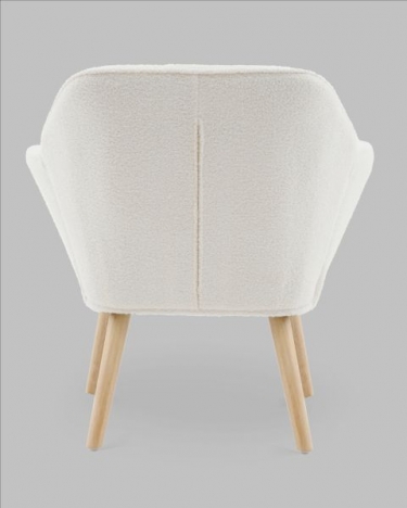 Кресло Stool Group Вэйл тэдди белый