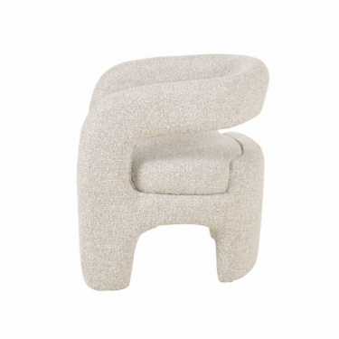 Кресло лаунж Stool Group Bones серебристый