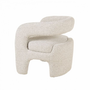 Кресло лаунж Stool Group Bones серебристый