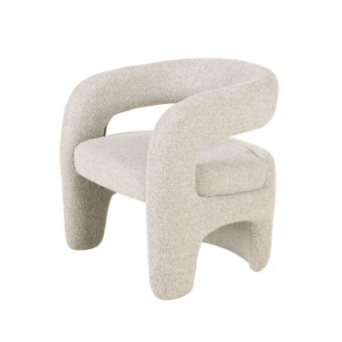 Кресло лаунж Stool Group Bones серебристый