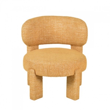 Кресло лаунж Stool Group Fani горчичный