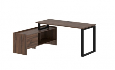 Стол с тумбой Skyland EDIS EQCT 17614 Дуб Денвер темный Черный