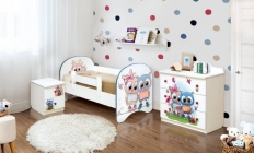 Комплект мебели для детской Матрица Совята 1 Белый