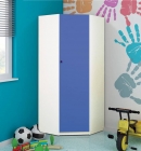 Шкаф Матрица угловой Радуга Желтый/Белый