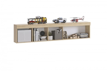 Полка Мебельсон Форсаж MKF-04 Дуб сонома/белый