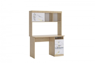 Стол Мебельсон Форсаж MKF-05 Дуб сонома/белый