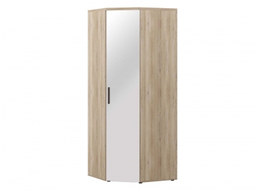 Шкаф угловой лев/прав с зеркалом Витра Кашемир 900.09 Дуб Кронберг