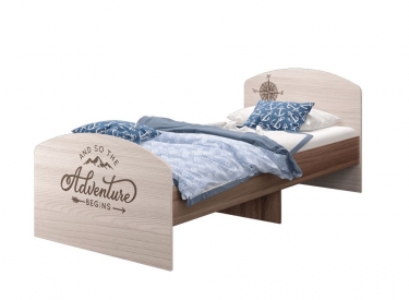 Кровать Можгинский лесокомбинат Вояж Ц0035466 Ясень шимо темный Ясень шимо светлый