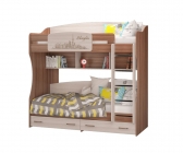 Кровать двухъярусная Можгинский лесокомбинат Вояж 00071733 Ясень шимо темный Ясень шимо светлый