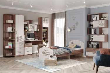 Секция угловая Можгинский лесокомбинат Вояж 00071743 Ясень шимо темный